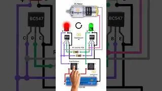 Motor direction controller circuit | Motor forward reverse circuit | Electric screwdriver