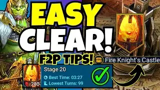 FIRE KNIGHT 20 &mdash; бесплатная команда и советы!!! [Рейд: Shadow Legends]