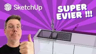 SketchUp: The brilliant trick for automatic cutouts!