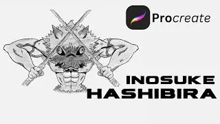 Inosuke Drawing #demonslayer #procreate #sketching