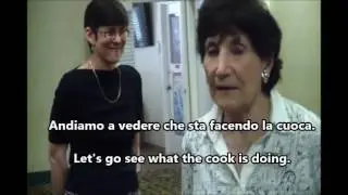 Cooking pasta with Lucia and class