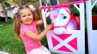 Diana y una historia con Caballos