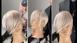 Creative Short Layered Bob & Short Pixie Women's Haircut Tutorial | Cutting Tips & Techniques
