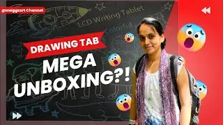 Get Creative with Proffisy's 16 inch multicoloured LCD Drawing Pad | USB| One click erase| Meggzart