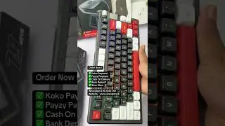 Programmable Mechanical Keyboard එකක් ගමුද? 😍 Jedel WKL-82 Mechanical Keyboard ✅ Order Now 
