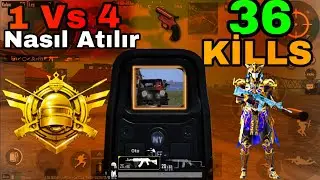 3 Saniyede Bir Squat Takımı Bitirmek PUBG Mobile/pubg mobile Eliminating 1 Team in 3 seconds 4Finger