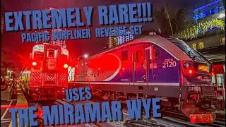 *EXTREMELY RARE* Pacific Surfliner Reverse Set uses Miramar Wye