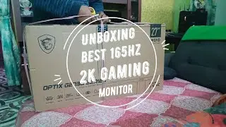 Best Value for Money 2K 165HZ Gaming Monitor UNBOXING #msi #gaming