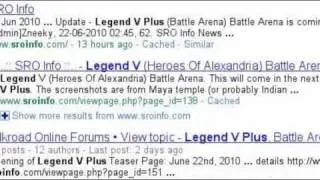 SROInfo with Search Stories