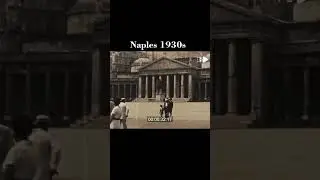 Archive footage of Naples in the 1930s | Italy 8mm home movie film