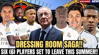 🔴URGENT🔥 REAL MADRID UNEXPECTED NEWS CONFIRMED!! SIX PLAYERS MUST LEAVE IN SUMMER!! #realmadrid news
