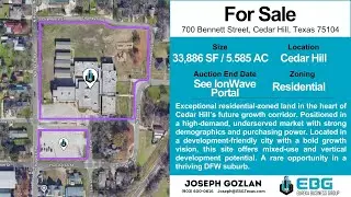 For Sale: 700 Bennett Street, Cedar Hill, Texas 75104