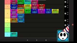 Geometry Dash Main Level Tier list [5 Subscriber Special]