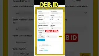 DEB ID For Ambedkar Open PG Degree #debid #createdebidforopendegreeandpg #abcid #createabcid #abc
