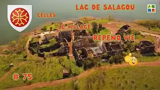 #75#lac de salagou#celles  village fantome reprend vie#vie nomade en camping car#vanlife#