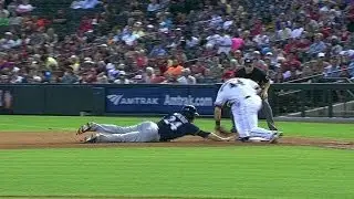 MIL@ARI: Perez picks off Overbay at first base
