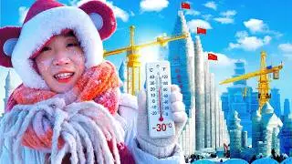 La CHINE a construit une VILLE de GLACE (-30&deg;) 🇨🇳