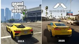 MindsEye vs GTA 5 - Physics and Details Comparison | Which Game is Better?