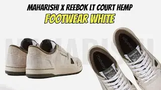 Maharishi x Reebok LT Court Hemp Footwear White