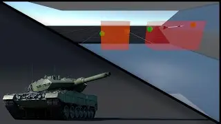 Physical penetration of a tank shell in Unity