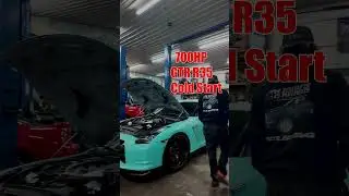 700HP GTR R35 Cold Start #nissan #gtr #wiggysgarage