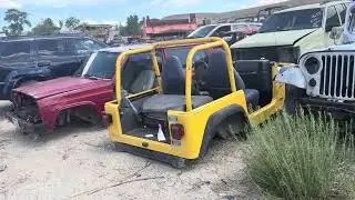 Jeep Wrangler TJ Frames with Long Arm Lift, RockJock axles ARB Rolling Chassis