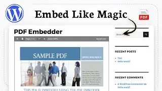 Как встроить PDF-файл в WordPress (бесшовная загрузка)