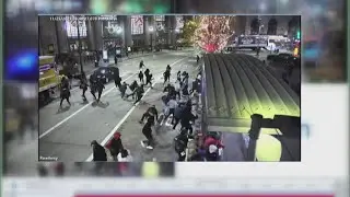 Public Square shooting: Surveillance video shows chaos following tree lighting ceremony in Cleveland