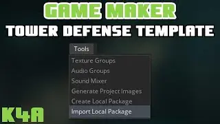 Importing asset into GameMaker - GameMaker Tower Defense Template GML Visual