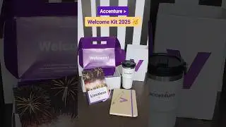 Accenture Welcome Kit 2025 🎁 | What&rsquo;s Inside? 🤯| #accenture #welcomekit #2025 #shorts