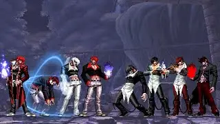 Orochi Iori XIV (1p) Team vs Demon Yagami Team | KOF MUGEN