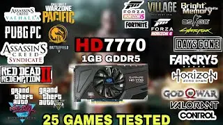 HD 7770 In 2022 | 25 Games Tested | AMD Radeon HD 7770 In Early 2022 !