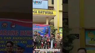 Pemusnahan barang bukti oleh Polresta Bogor Kota