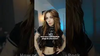 ROCK / EMO music Challenge 🎸🖤 #throwback #song #challenge #emo #metalhead #alternative