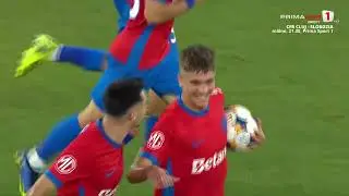 GOOOL! FCSB - Hermannstadt 1-1. Stoian egalează &icirc;n prelungiri! Gol superb, din plonjon