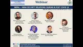 Webinar on Nepal-India Security Relations: During & Post COVID-19