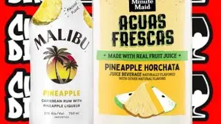 (21+ Content, Drink Responsibly) Malibu Pineapple Rum x Minute Maid Pineapple Horchata