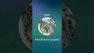 Evolution of Mac OS (2001 - 2022) #apple #macos