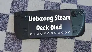 I bought the Steam Deck Oled || Unboxing, review, first impressions||