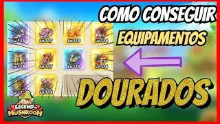 COMO CONSEGUIR EQUIPAMENTOS DOURADOS no LEGEND OF MUSHROOM, DICAS E MAIS - RPG IDLE