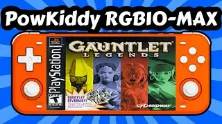 Gauntlet Legends On PowKiddy RGB10-Max Handheld Video Game Console | RetroPie Guy