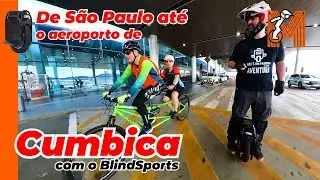 Monociclo e bikes no Aeroporto de Guarulhos
