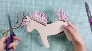 Pferde kn&uuml;pfen, Bastelidee f&uuml;r Kinder, Basteln am Kindergeburtstag, DIY f&uuml;r Kinder, kids activity
