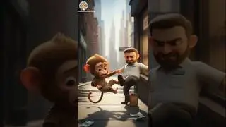 melo ko mara #animatedstories #channel #monkey #kidsadventure #shorts #viral #explore #funny