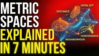 Metric Spaces Explained In 7 Minutes