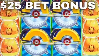 HIGH LIMIT HUFF N MORE PUFF $25 BETS ONLY #highlimit #casino #lasvegas
