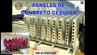 MAQUINAS PARA FABRICA DE PANELES DE CONCRETO CELULAR.