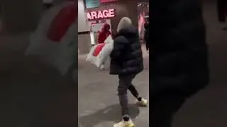 Crazy Pillow Fight in Public