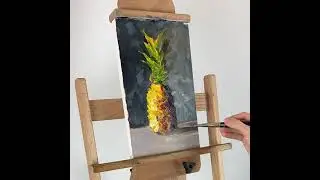 Pineapple Oil Painting #Shorts