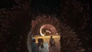 Thailand Beach Fire Show #thailand #beach #fireshow #fire #show #shorts #short